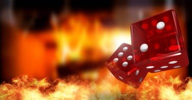 Mobile phone displaying live-dealer blackjack table during tournament broadcast